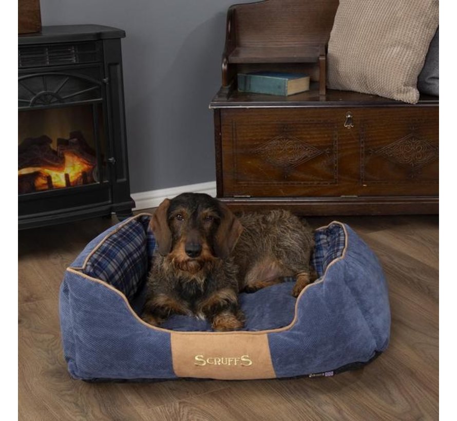 Dog Bed Highland Blue