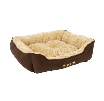 Scruffs Dog Bed Cozy Box Bed Brown