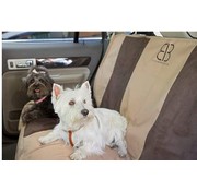 Petego Dog Blanket For Rear Seat Multi Fabric Tan Espresso