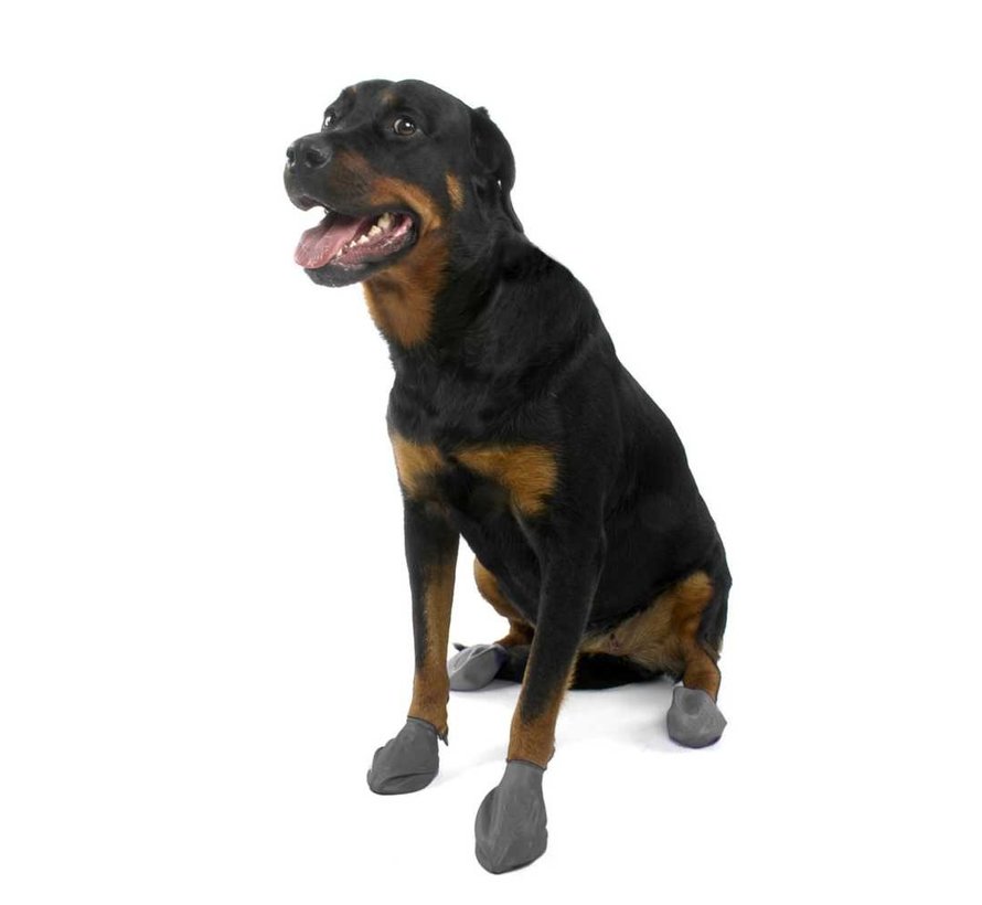 Protex Dog Shoes Reusable Black