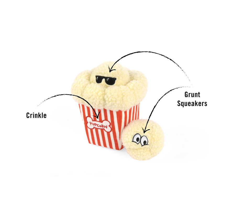 Dog Toy Hollywoof Cinema - Poppin' Pupcorn