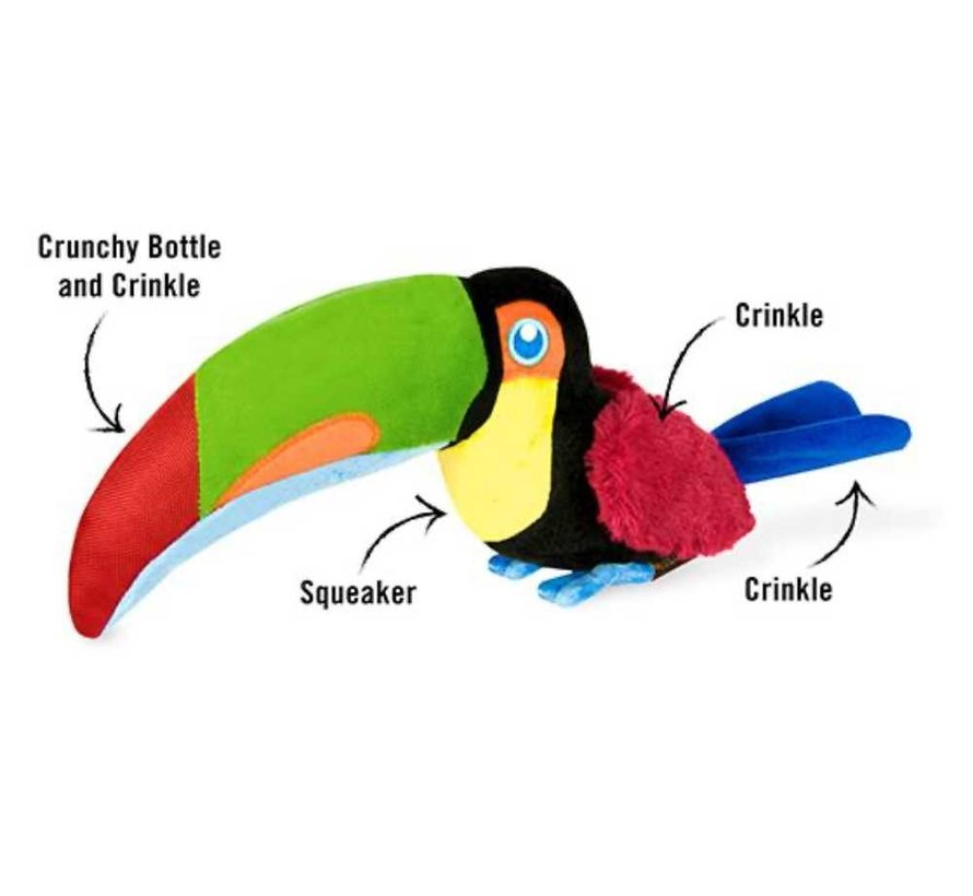 Dog Toy Fetching Flock - Toucan