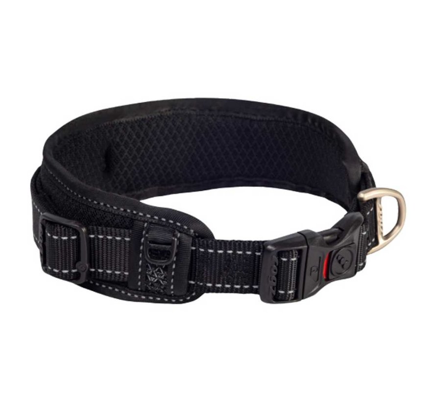 Dog Collar Utility Padded Black