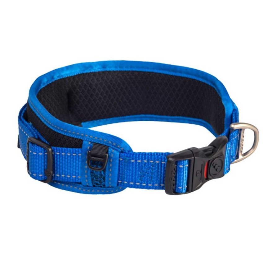 Dog Collar Utility Padded Blue