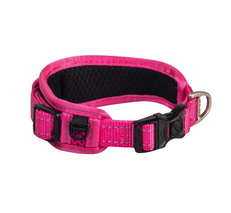 Dog Collar Utility Padded Pink