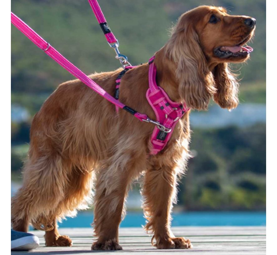 Dog Harness Utility Control Pink