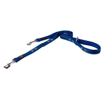 Rogz Hondenriem Multi Purpose Navy Paw