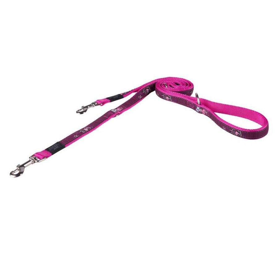 Dog Leash Multi Purpose Pink Love