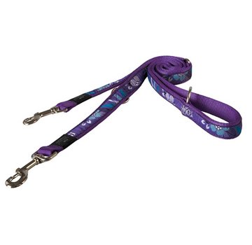 Rogz Dog Leash Multi Purpose Purple Forest