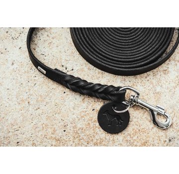 Hunter Tracking Leash Solid Education Black