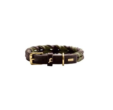 Hunter Dog Collar Solid Education Duo Brown
