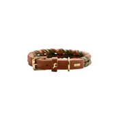 Hunter Hondenhalsband Solid Education Duo Cognac