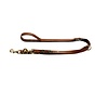 Adjustable Dog Leash Solid Education Duo Cognac