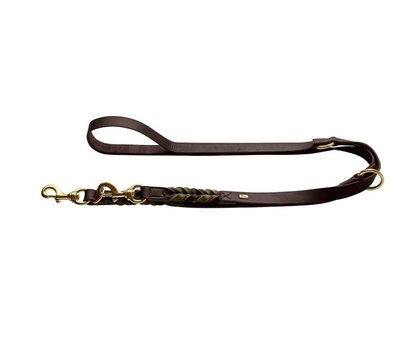 Hunter Dog Collar Solid Education Duo Brown