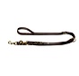 Adjustable Dog Leash Solid Education Duo Brown