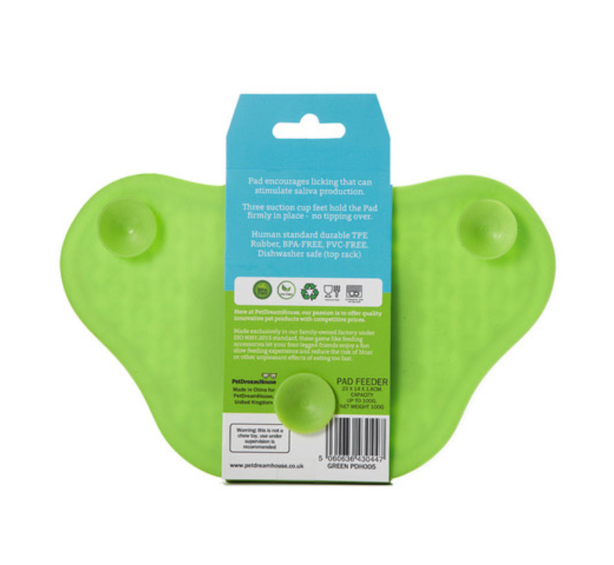 Paw Lick Pad Green