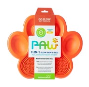 PDH Paw 2 in 1 Slow Feeder Oranje