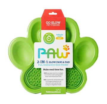 PDH Paw 2 in 1 Slow Feeder Groen