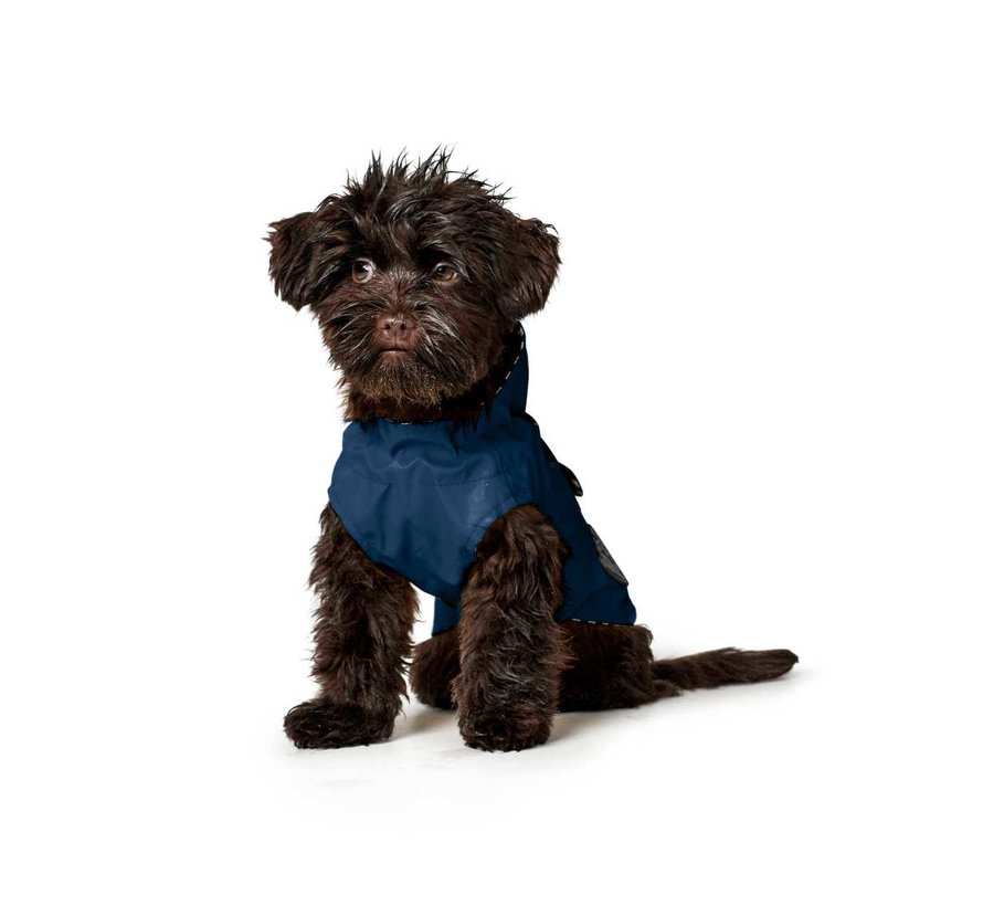 Dog Raincoat Milford Blue