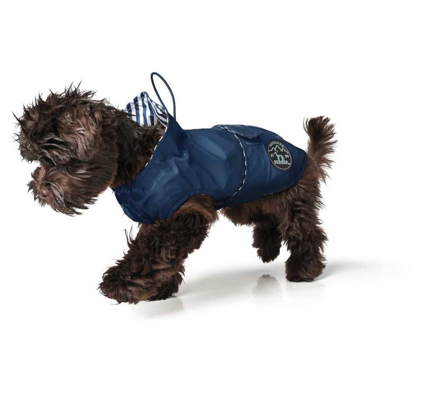 Dog Raincoat Milford Blue