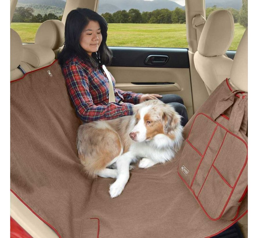 Dog Blanket for the Back Seat Hammock Heather Nutmeg