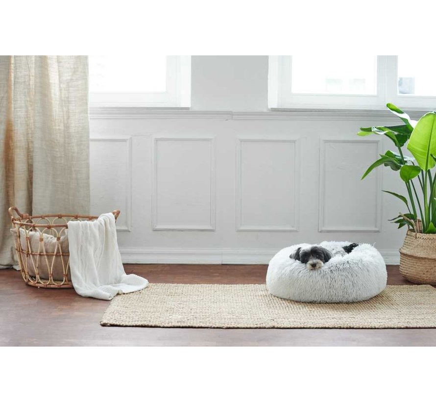 Dog Bed Donut Loppa White