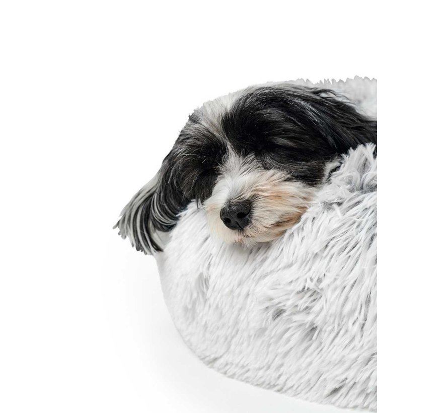 Dog Bed Donut Loppa White