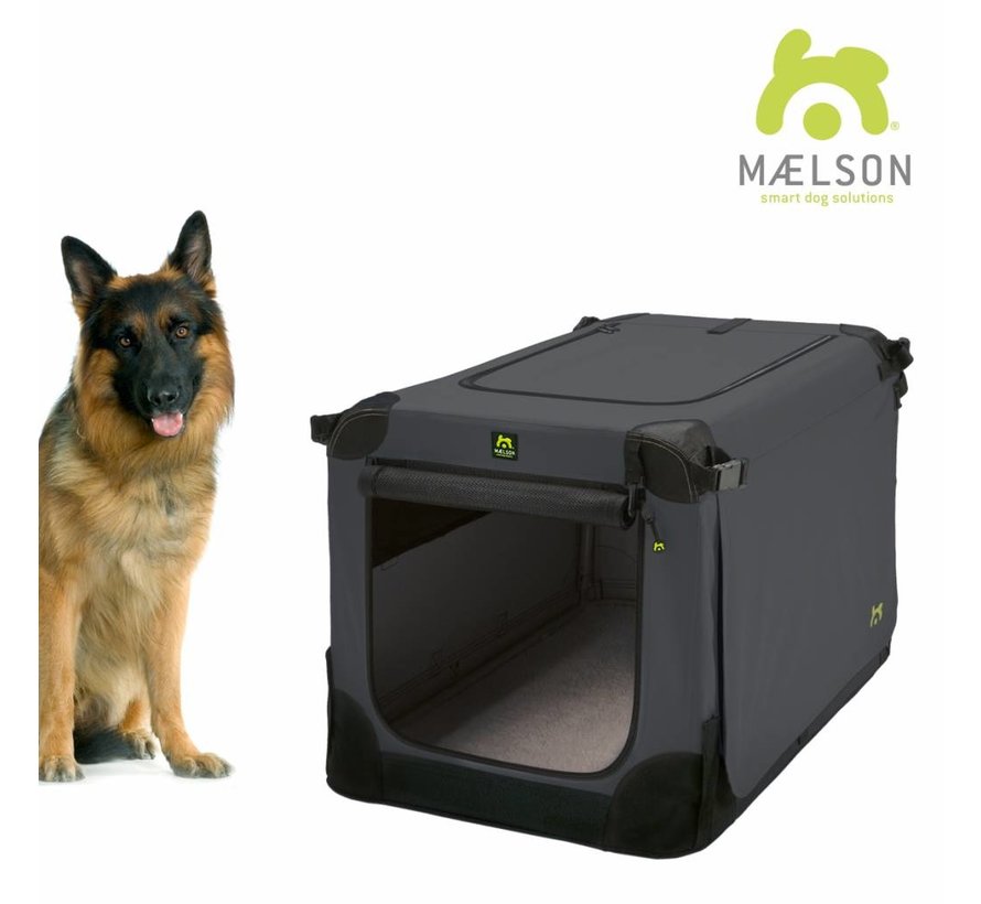 Reisbench Hond Soft Kennel Antraciet