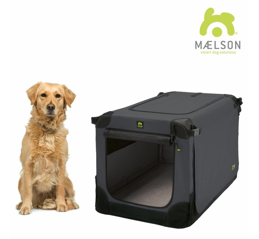 Foldable dog crate Soft Kennel Anthracite