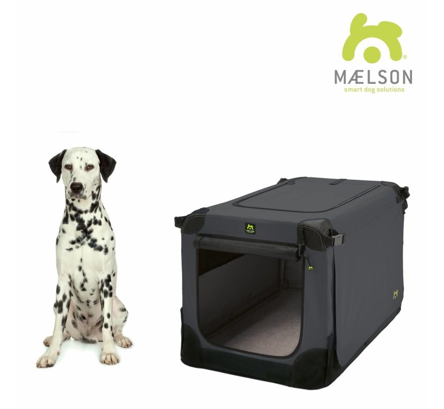 Foldable dog crate Soft Kennel Anthracite