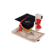 P.L.A.Y. Hondenspeelgoed Back to School - Graduation Hat & Scroll