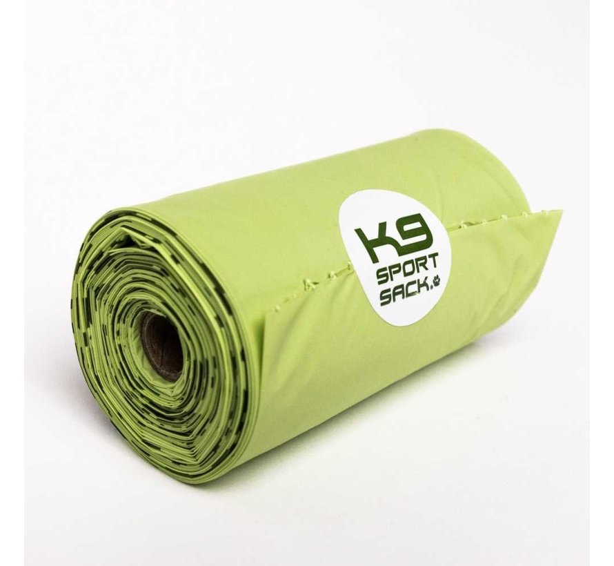 Poop bags with poop bag holder