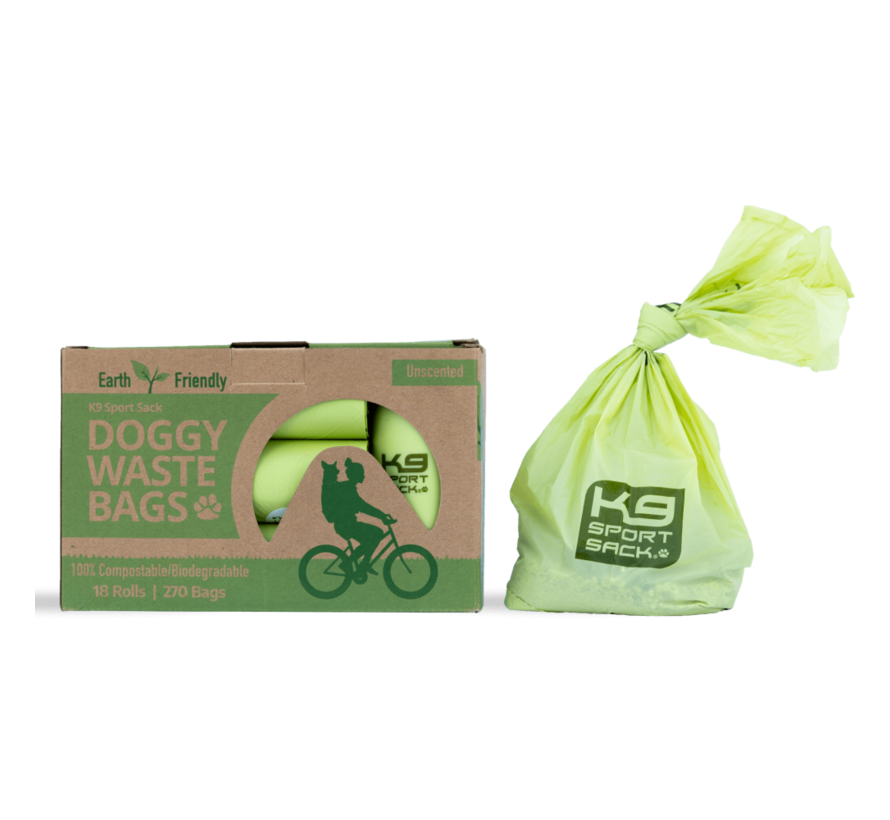 Poop bags with poop bag holder