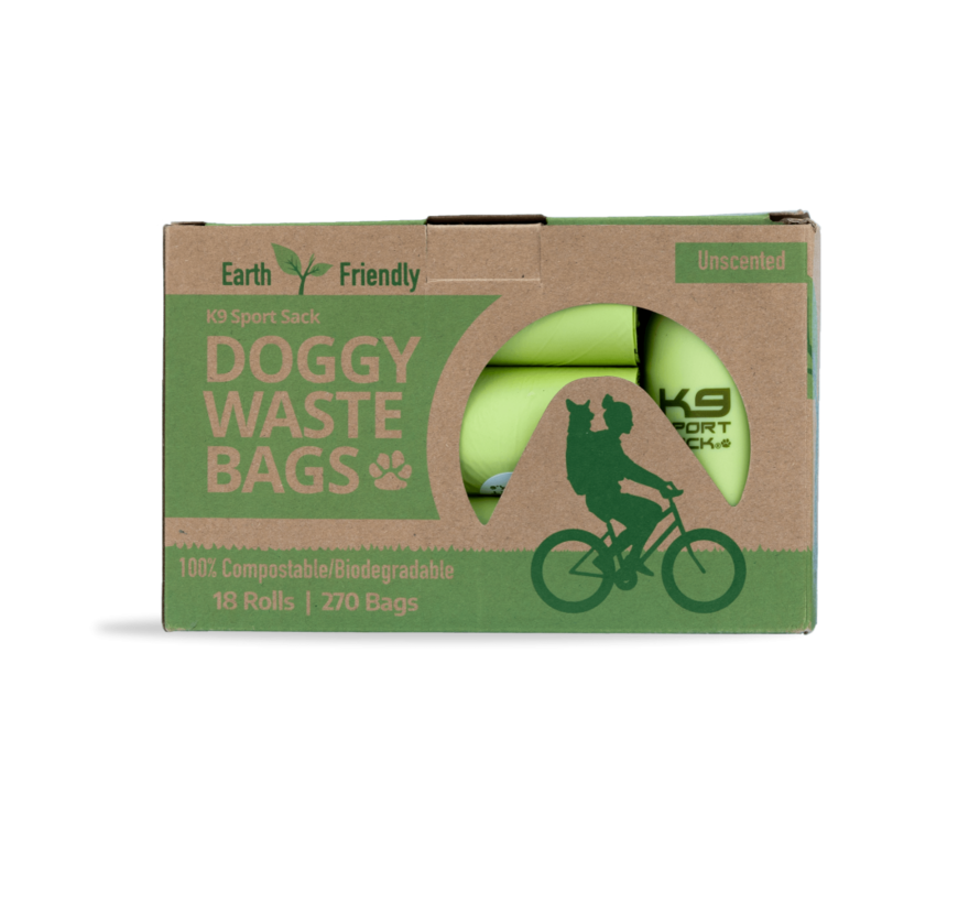 Poop bags with poop bag holder