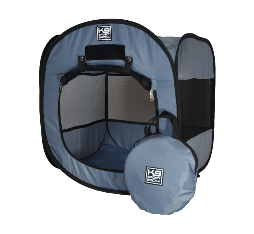 Reisbench Hond Pop-Up Tent Grijs
