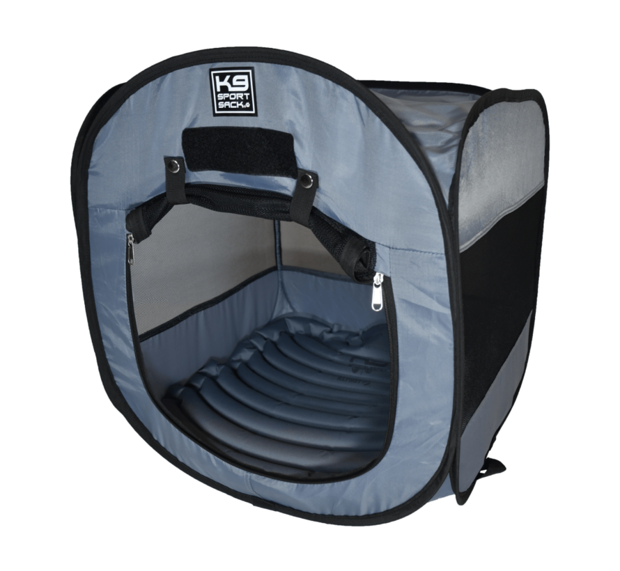 Reisbench Hond Pop-Up Tent Grijs