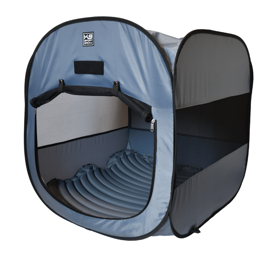 Reisbench Hond Pop-Up Tent Grijs