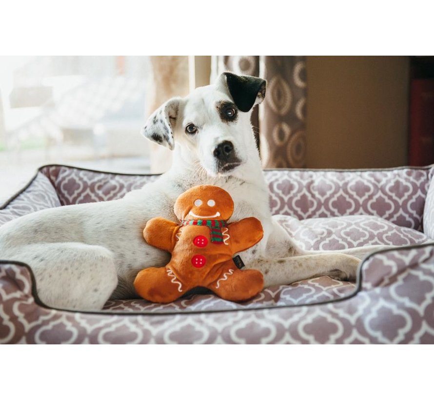 Dog Toy Holiday Classic - Gingerbread Man