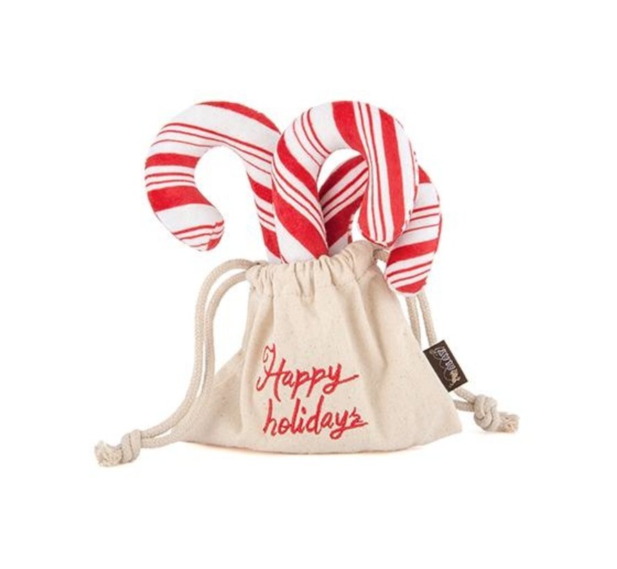 Dog Toy Holiday Classic - Candy Canes