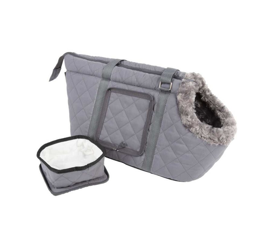 Wilton Shoulder Dog Carrier Grey