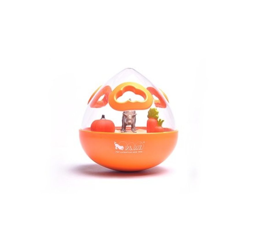 Dog Toy Wobble Ball Orange