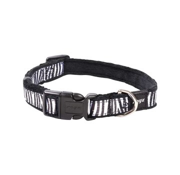Rogz Dog Collar Fashion Zebra