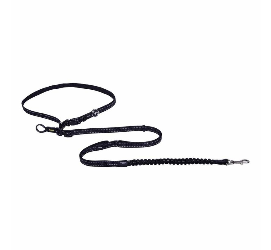 Dog Leash Utility Handsfree Black