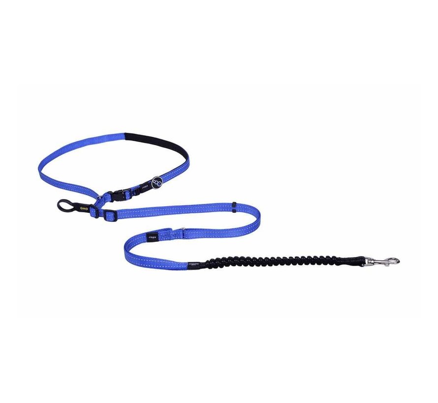 Dog Leash Utility Handsfree Blue