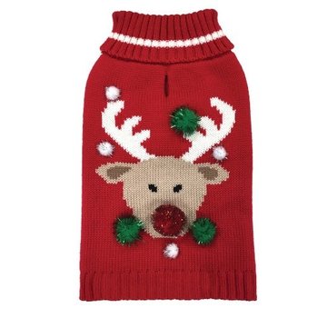 FouFouDog  Dog Sweater Reindeer