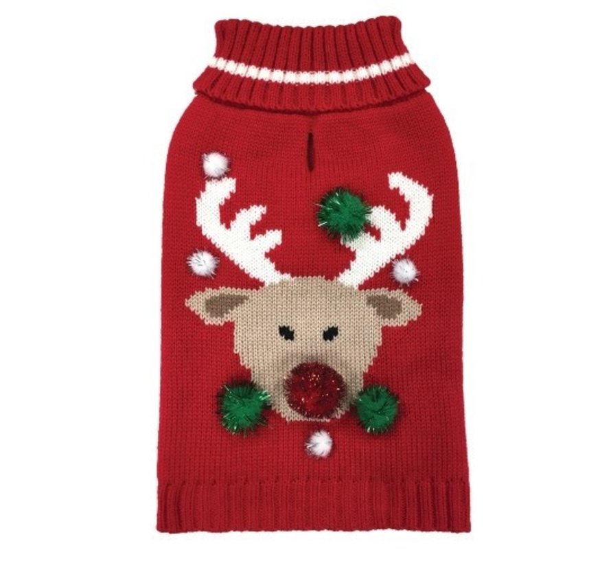 Dog Sweater Reindeer