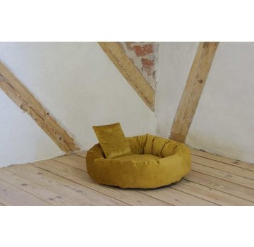 Silvio Design Dog Bed Velvet Yellow