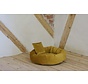 Dog Bed Velvet Yellow