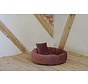 Dog Bed Velvet Red