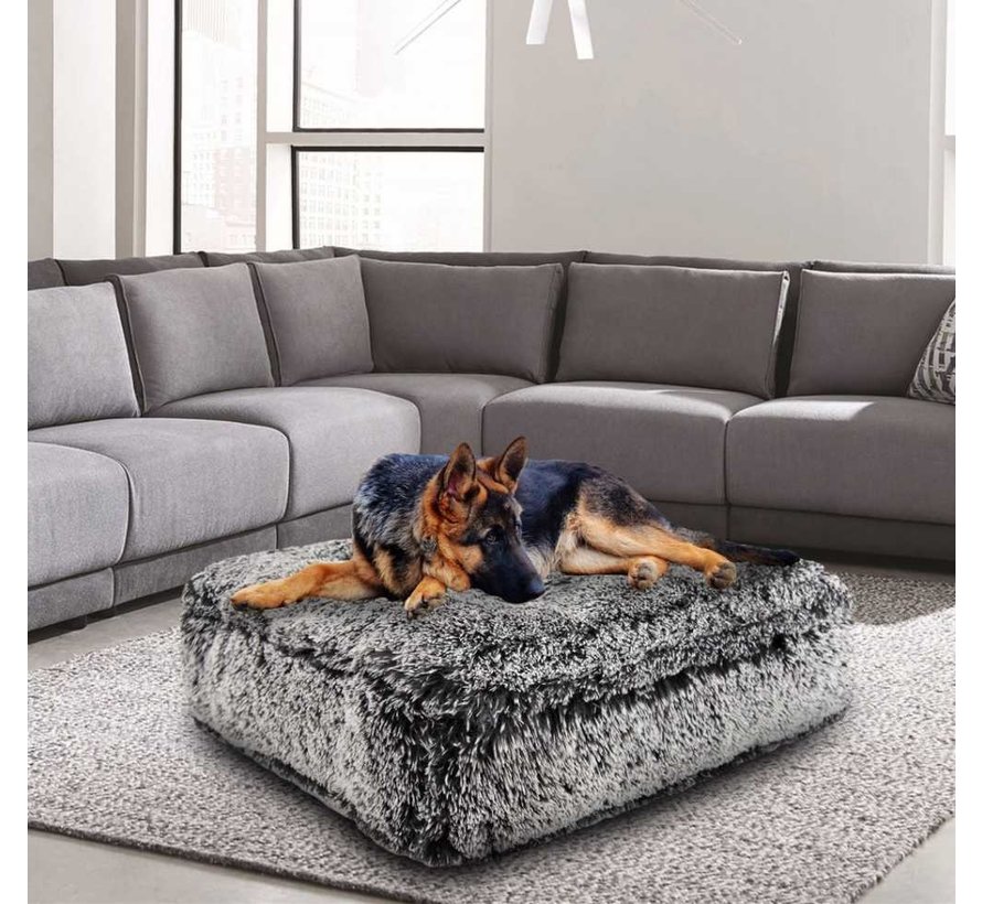 Dog Cushion Rectangle Midnight Frost